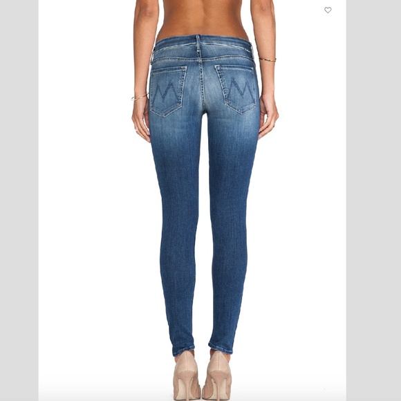 MOTHER The looker skinny stretch jeans  Color:  China Blossom - Picture 3 of 3